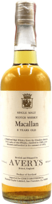 Whisky Single Malt Macallan Averys 8 Ans 70 cl Objet de Collection Non Destinée à la Consommation