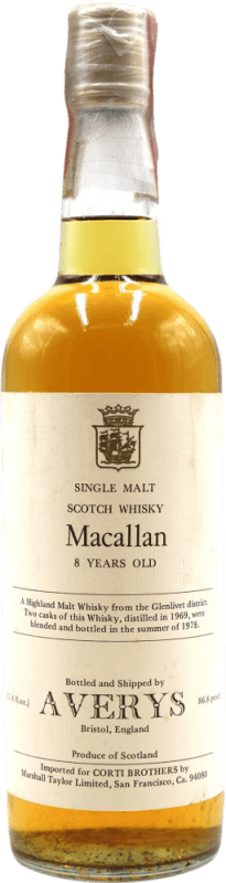 2 818,95 € Envoi gratuit | Single Malt Whisky Macallan Averys Spécimen de Collection 8 Ans