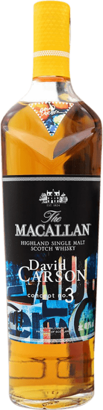 免费送货 | 威士忌单一麦芽威士忌 Macallan David Carson Concept Nº 3 英国 70 cl