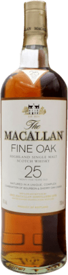 Single Malt Whisky Macallan Fine Oak Cask — Eichenfass 25 Jahre 70 cl