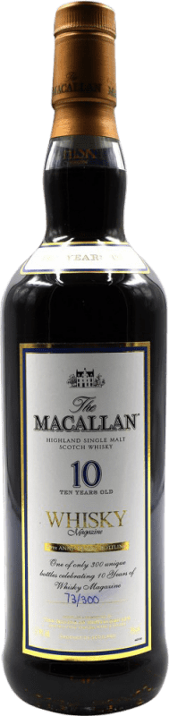 送料無料 | ウイスキーシングルモルト Macallan Magazine 10th Anniversary Bottling イギリス 10 年 70 cl