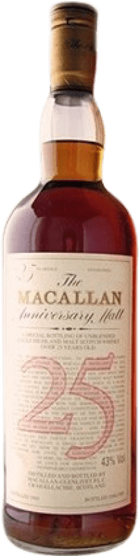 Envoi gratuit | Single Malt Whisky Macallan The Anniversary Malt Royaume-Uni 25 Ans 70 cl