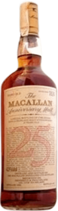送料無料 | シングルモルトウイスキー Macallan The Anniversary イギリス 25 年 70 cl Malt — モルト