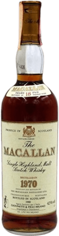 Envoi gratuit | Single Malt Whisky Macallan Spécimen de Collection Royaume-Uni 18 Ans 70 cl