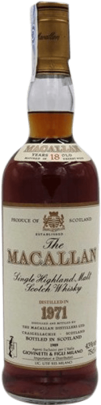 Free Shipping | Whisky Single Malt Macallan Collector's Specimen United Kingdom 18 Years 70 cl