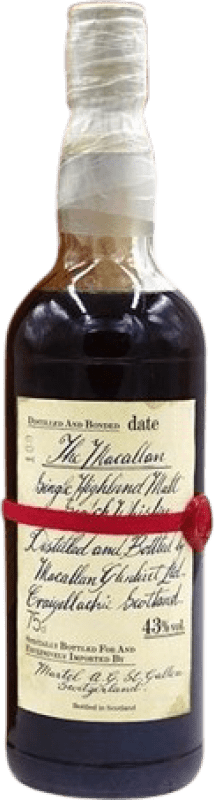 Envío gratis | Whisky Single Malt Macallan Reino Unido 70 cl Ejemplar Coleccionista No Apto para Consumo