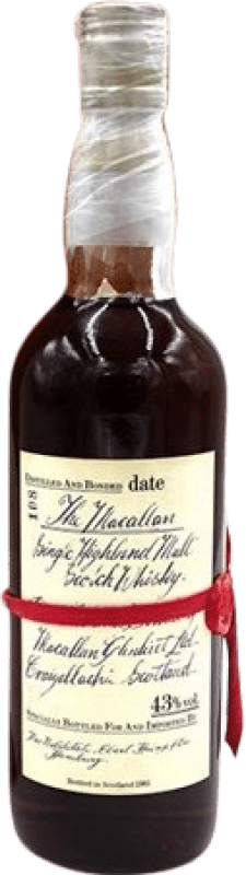 Kostenloser Versand | Whiskey Single Malt Macallan Sammlerexemplar Großbritannien 70 cl