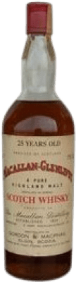 Single Malt Whisky Glenlivet at Macallan Spécimen de Collection 25 Ans 70 cl