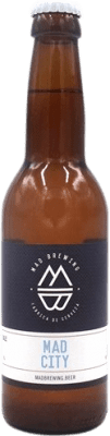 Kostenloser Versand | Bier Mad City Spanien Drittelliterflasche 33 cl