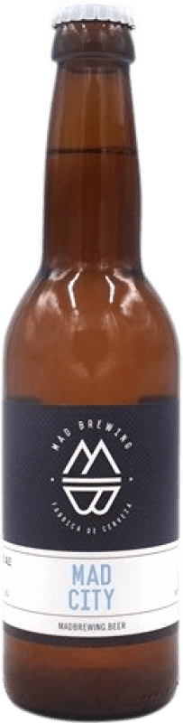 Envoi gratuit | Bière Mad City Espagne Bouteille Tiers 33 cl