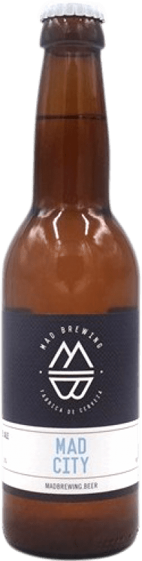 Spedizione Gratuita | Birra Mad City Spagna Bottiglietta Terzo 33 cl