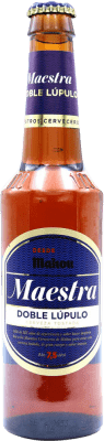 Пиво Mahou Maestra треть литровая бутылка 33 cl