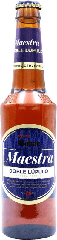 Envio grátis | Cerveja Mahou Maestra Espanha Garrafa Terço 33 cl