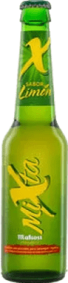 4,95 € | Scatola da 6 unità Birra Mahou Mixta Spagna Bottiglietta 25 cl Limón — Limone