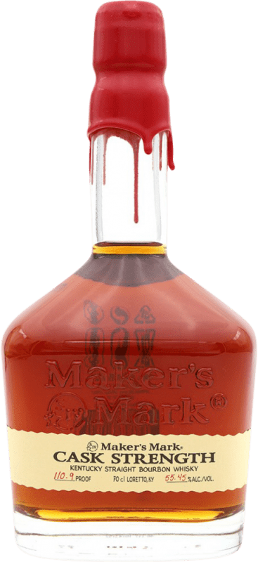 Envio grátis | Whisky Bourbon Maker's Mark Cask Strength Estados Unidos 70 cl