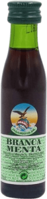 Spedizione Gratuita | Aperitivo Bitter Marie Brizard Aperitivo Branca Menta Esemplare da Collezione Italia Bottiglia Miniatura 2 cl
