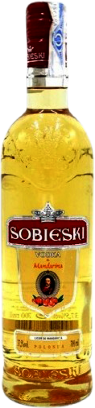 Spedizione Gratuita | Vodka Marie Brizard Sobieski Polonia 70 cl Mandarina — Mandarino