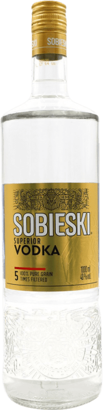 Spedizione Gratuita | Vodka Marie Brizard Sobieski Superiore Polonia 1 L