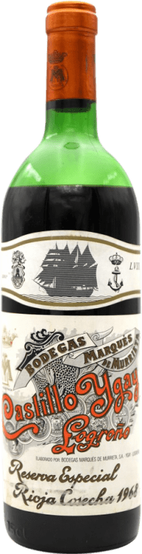 443,95 € Free Shipping | Red Wine Marqués de Murrieta Castillo Ygay Special Reserve 1968 D.O.Ca. Rioja Collector’s Bottle – Not for Consumption
