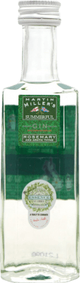 3,95 € Spedizione Gratuita | Gin Martin Miller's Summerful Bottiglia Miniatura 5 cl