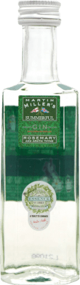 3,95 € Envío gratis | Ginebra Gin Martin Miller's Summerful Botellín Miniatura 5 cl