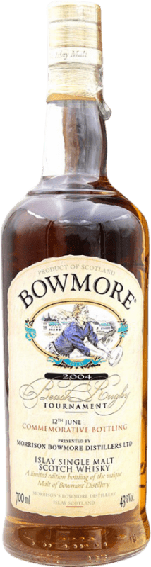 Envío gratis | Whisky Single Malt Morrison's Bowmore Beach Rugby Tournament Escocia Reino Unido 70 cl Ejemplar Coleccionista No Apto para Consumo