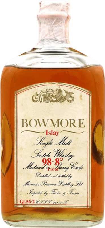 Envoi gratuit | Whisky Single Malt Morrison's Bowmore Bicentenary 1779 1979 Ecosse Royaume-Uni 70 cl Objet de Collection Non Destinée à la Consommation