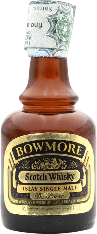 Free Shipping | Whisky Single Malt Morrison's Bowmore DeLuxe Collector's Specimen Scotland United Kingdom Miniature Bottle 5 cl