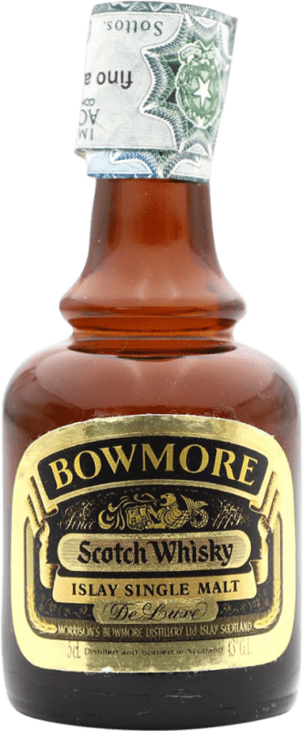 69,95 € Free Shipping | Single Malt Whisky Morrison's Bowmore Luxury Miniature Bottle 5 cl Collector's Item Not for Consumption