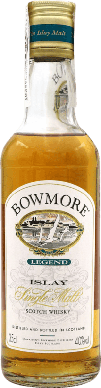 136,95 € 送料無料 | シングルモルトウイスキー Morrison's Bowmore Legend Old Bottling Rare — 希少 1/3ボトル 35 cl コレクターズアイテム 飲食不可