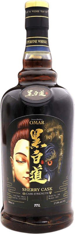 Envoi gratuit | Single Malt Whisky Nantou Omar Sherry Cask Taïwan 70 cl