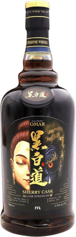 1 017,95 € Envoi gratuit | Whisky Single Malt Nantou Omar Sherry Cask Finish — Finition en Fût