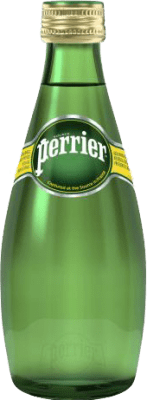 Free Shipping | 4 units box Water Nestle Waters Perrier Gas France One-Third Bottle 33 cl