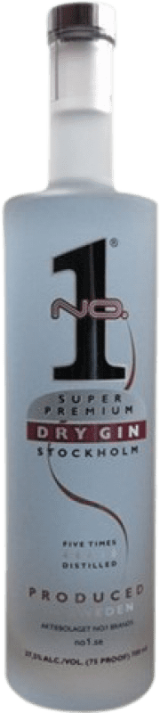 Envio grátis | Gin Nº 1 Sweden. Gin Super Premium Stockholm Reino Unido 70 cl