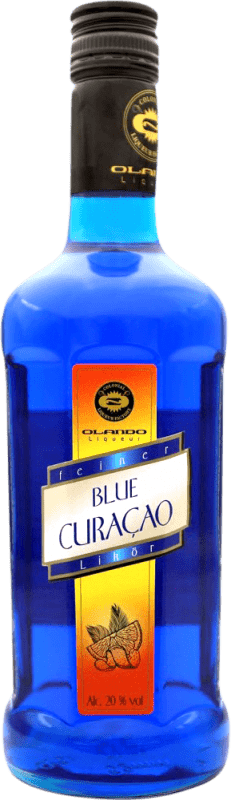 Бесплатная доставка | Ликеры Olando. Curaçao Blue Испания бутылка Medium 50 cl