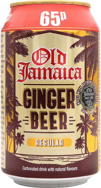 Free Shipping | Soft Drinks & Mixers Old Jamaica. Ginger Beer United Kingdom Can 33 cl