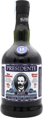 朗姆酒 Oliver & Oliver Presidente Martí Solera 15 岁 70 cl