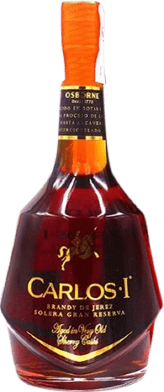 Envio grátis | Brandy Conhaque Osborne Carlos I Solera Grande Reserva Espanha 1 L