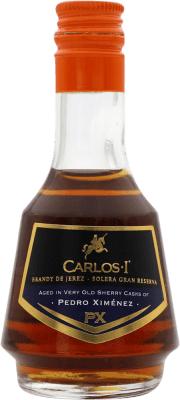 Бренди Osborne Carlos I Solera PX Гранд Резерв миниатюрная бутылка 5 cl