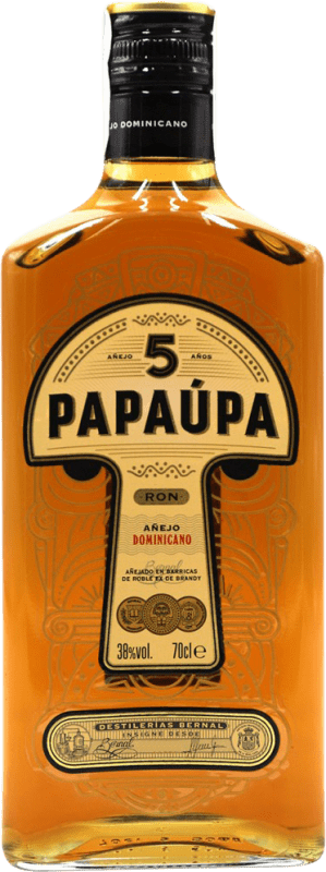 16,95 € | Rhum Papaúpa Añejo — Vieux République Dominicaine 5 Ans 70 cl