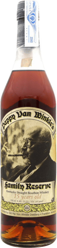 送料無料 | ウイスキー バーボン Pappy Van Winkle's Family Reserve コレクターの標本 アメリカ 15 年 70 cl