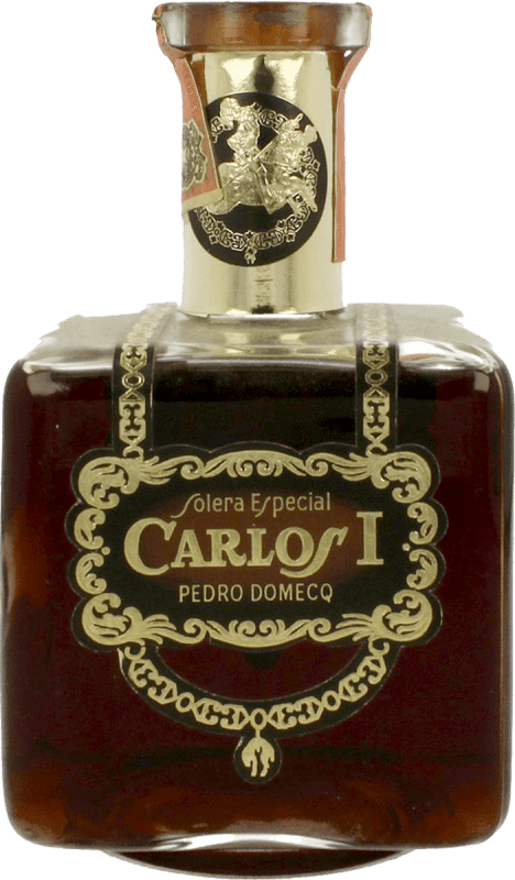 229,95 € Envio grátis | Brandy Conhaque Pedro Domecq Fundador Carlos I Solera Especial