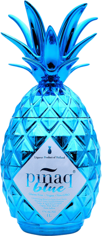 Envoi gratuit | Liqueurs Piñaq Blue Pays-Bas 1 L