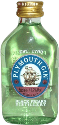2,95 € | Genever Gin Plymouth England Reino Unido Garrafinha Miniatura 5 cl