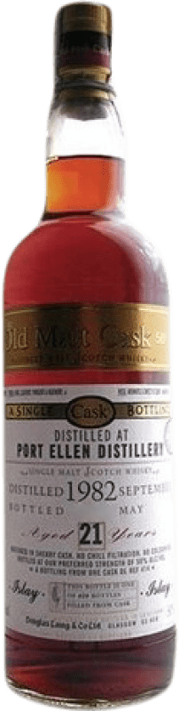 Kostenloser Versand | Whiskey Single Malt Port Ellen Old Malt Cask Sammlerexemplar Großbritannien 70 cl