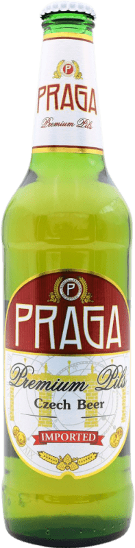 Envoi gratuit | Bière Praga République Tchèque Bouteille Medium 50 cl