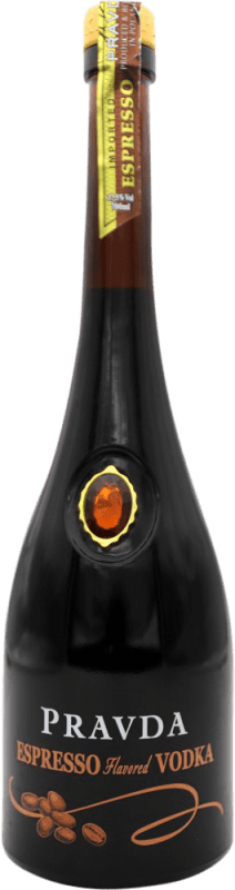 Envio grátis | Vodka Pravda Polônia 70 cl Caffè Espresso — Café Expresso