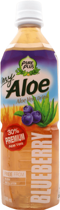 Envoi gratuit | Boissons et Mixers Pure Plus Aloe Vera Arándano États Unis Bouteille Medium 50 cl