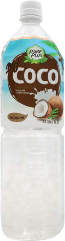 Envio grátis | Refrescos e Mixers Pure Plus Jugo de Coco México Garrafa Especial 1,5 L