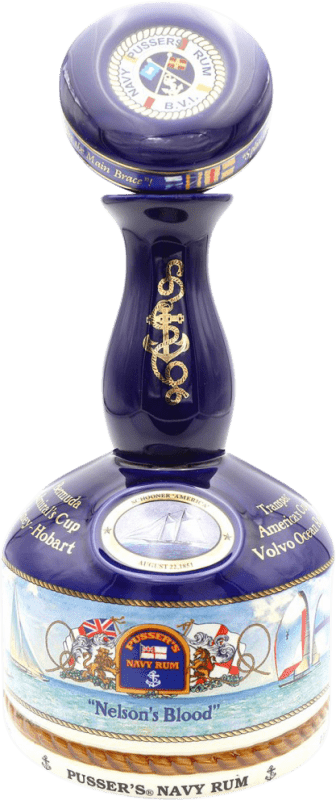 Бесплатная доставка | Ром Pusser's Rum Yatchman Decanter — Декантер Гайана 1 L